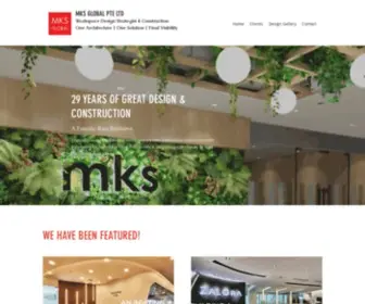 Mksingapore.com(Corporate Interior Design) Screenshot