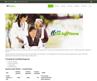 Mksoldagehome.com(Old Age Home in Delhi) Screenshot