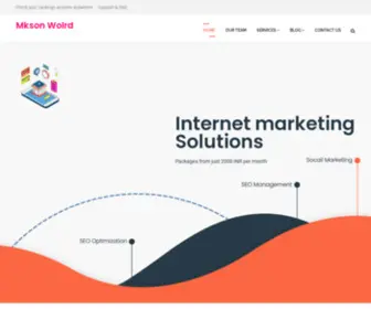 Mksonworld.in(Digital Marketing Company) Screenshot