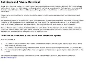 MKT1880.com(Anti-Spam and Privacy) Screenshot