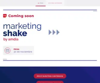 MKTshake.com(MARKETING SHAKE By amdia 2021) Screenshot