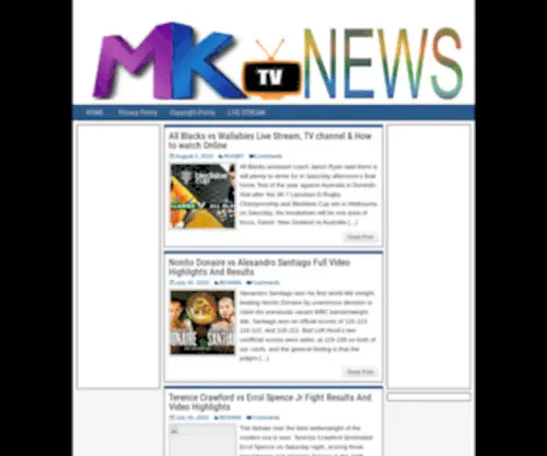 MKTvnews.com(MKTvnews) Screenshot