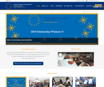 Mkufoundation.org(Mount Kenya University Foundation) Screenshot