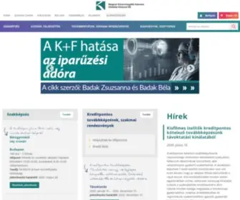 MKvkok.hu(Magyar könyvvizsgálói kamara oktatási központ kft) Screenshot
