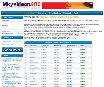 MKyvideon.site(Viewing payed advertising sites) Screenshot