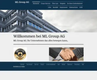 ML-Groupag.ch(ML Group AG) Screenshot