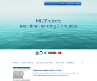 ML2Projects.com(Machine Learning 2 Projects) Screenshot