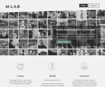 Mlab.co.nz(M.LAB) Screenshot