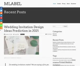 Mlabel.com.au(All about wedding inspiratian and ideas) Screenshot