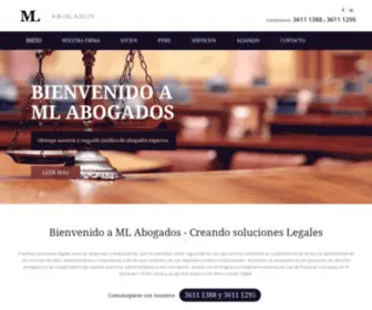 Mlabogados.com.mx(ML Abogados) Screenshot