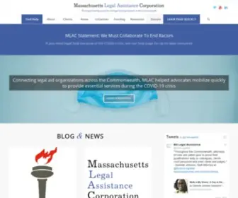 Mlac.org(Massachusetts Legal Assistance Corporation) Screenshot