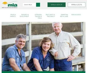 Mla.com.au(Meat & livestock australia (mla)) Screenshot