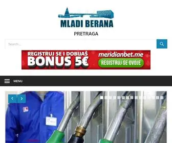 Mladiberana.me(Berane, mladi, info, vijesti, informacije, sport, kultura, drustvo, mladiinfo) Screenshot