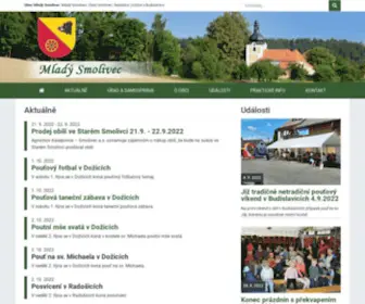 Mladysmolivec.cz(Obec Mladý Smolivec) Screenshot
