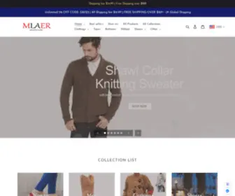 Mlaer.com(5% discount code) Screenshot