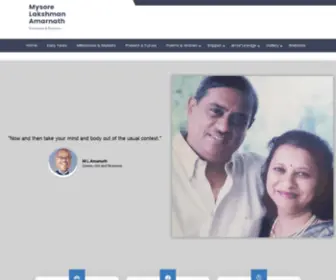 Mlamarnath.com(Mysore Lakshman Amarnath) Screenshot