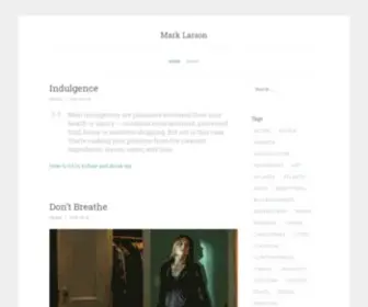 Mlarson.org(Mark Larson) Screenshot