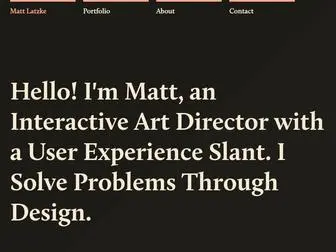 Mlatzke.com(Matt Latzke) Screenshot