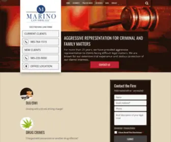 Mlawfirmllc.com(Destrehan Criminal Defense Attorney) Screenshot