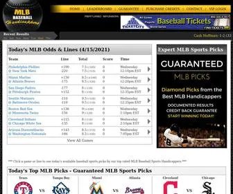 MLbbaseballhandicappers.com(MLB Expert Picks) Screenshot