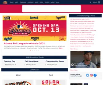 MLbfallball.com(Arizona Fall League) Screenshot