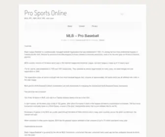 MLBNFL.com(MLB, NFL, NBA, MLS, NHL, and more) Screenshot