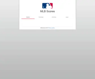 MLBscores.net(MLB) Screenshot