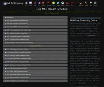 MLBStream.io Screenshot