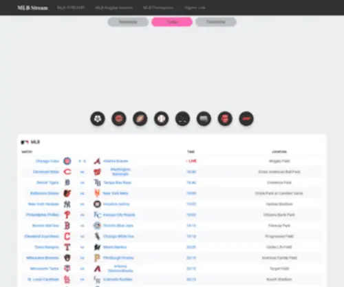 MLBStreamlinks.com(Mlbstreamlinks will alternative r/nflstreams subreddit mlbstreamlinks) Screenshot