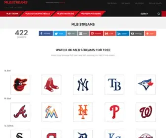 MLBStreams.net(MLB Streams) Screenshot