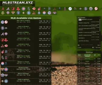 MLBStream.xyz(Watch MLB 2021 Live Stream Reddit) Screenshot