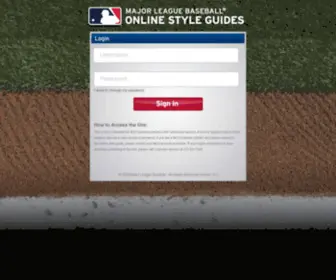 MLBSTyleguide.com(MLB Style Guides) Screenshot