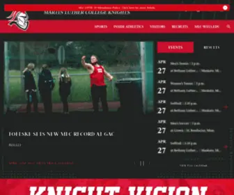 MLCknights.com(Martin Luther College Athletics) Screenshot
