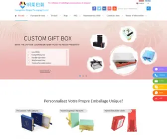 Mlcustompackagingbox.com(Minglai Packaging) Screenshot