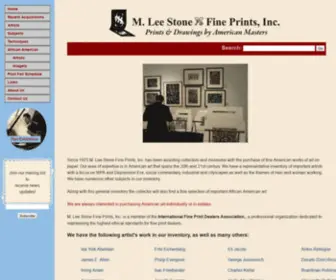 Mleestonefineprints.com(M. Lee Stone Fine Prints) Screenshot