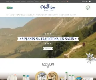 Mlekarna-Planika.si(S planin na tradicionalen način. V naši ponudbi imamo domače izdelke) Screenshot