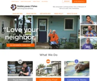 MLF.org(Mobile Loaves & Fishes) Screenshot