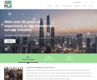 MLGtranslate.com(Multilingual Group) Screenshot