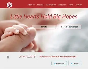 MLhboston.org(Mended Little Hearts) Screenshot