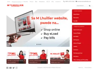 Mlhuillier.com(M Lhuillier) Screenshot