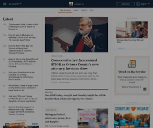 Mlive.com(Michigan Local News) Screenshot