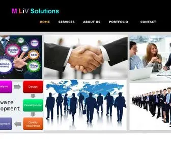 Mlivsolutions.com(M LiV Solutions) Screenshot