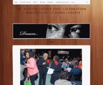 MLkcelebrationcommittee.com(MARTIN LUTHER KING CELEBRATION COMMITTEE OF ST JOHNS COUNTY) Screenshot