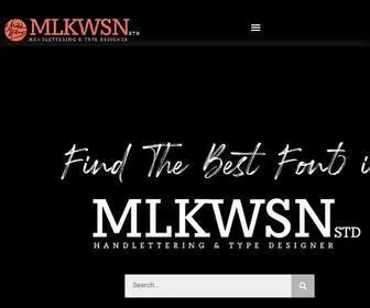 MLKWSN.com(Font and Typography Studio) Screenshot