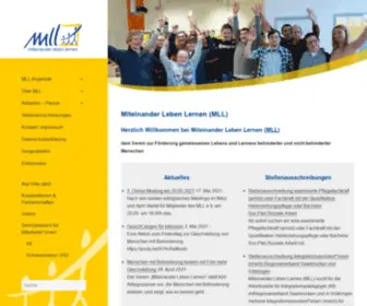 MLL-Saar.de(Miteinander Leben Lernen (MLL)) Screenshot