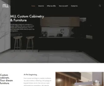 MLlcustom.com(Custom furniture) Screenshot