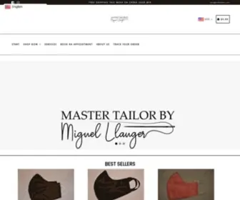 MLlmastertailor.com(Master Tailor By Miguel Llauger) Screenshot