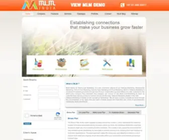 MLM-India.co.in(MLM India) Screenshot