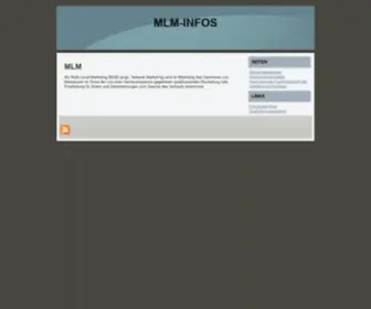 MLM-Infos.de(MLM Infos) Screenshot