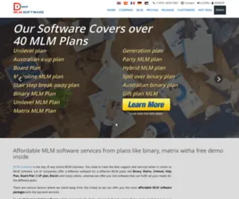 MLM-Software.us(Affordable MLM software services from plans like binary) Screenshot